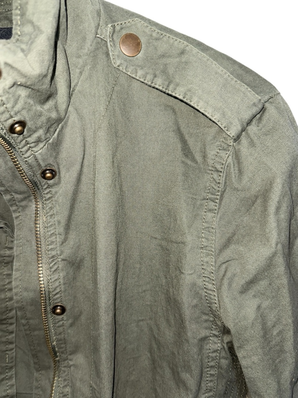 Love Tree Olive Utility Field Jacket - Picture 4 of 5